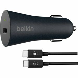 Belkin USB-C auto nabíječka Quick Charge 4+ USB PD 27W černá