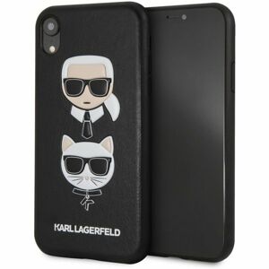 Karl Lagerfeld Karl and Choupette Hard Case iPhone XR černé